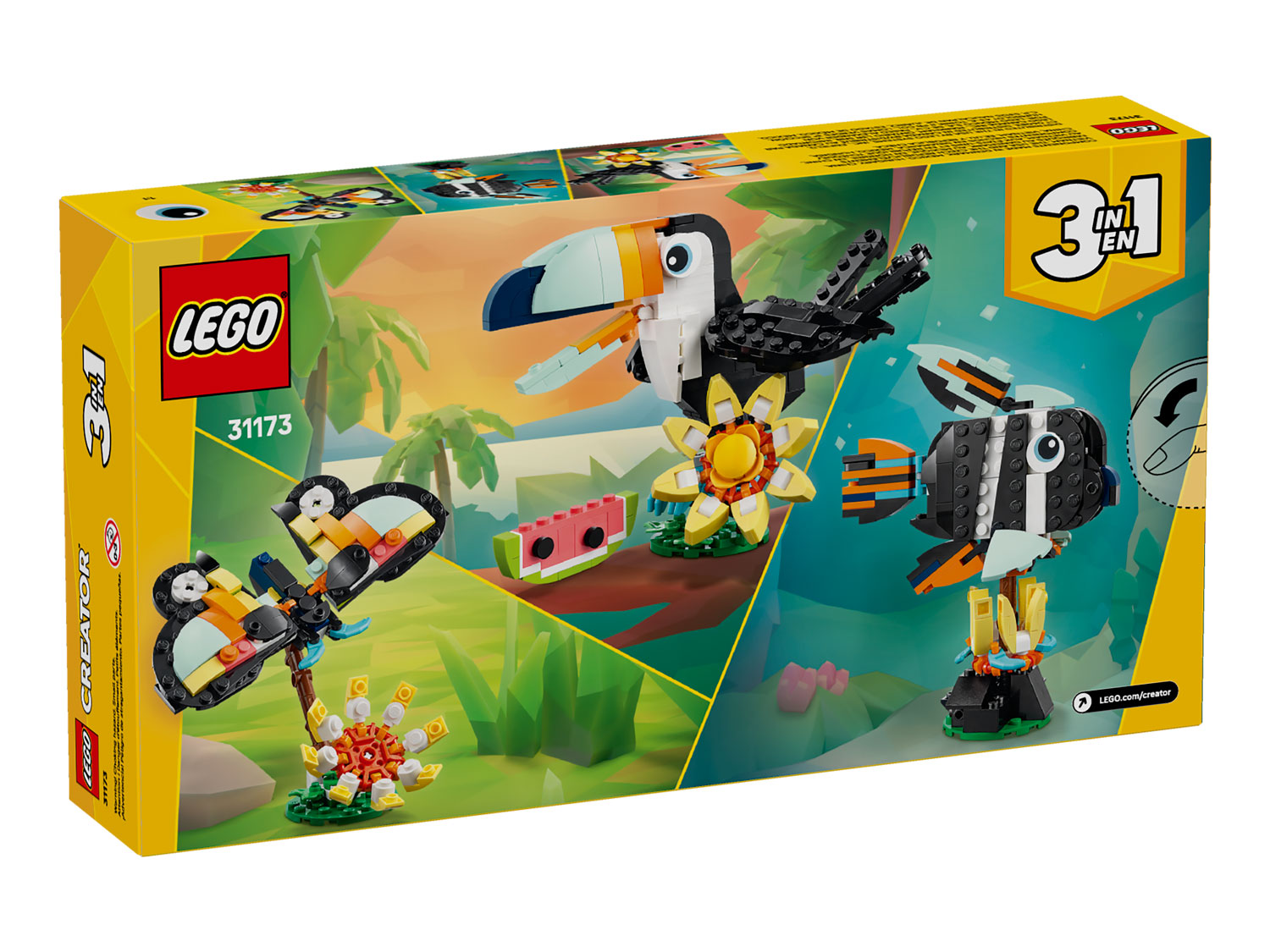 Конструктор LEGO Creator Тропический тукан 31173 225 дет. - фото 7