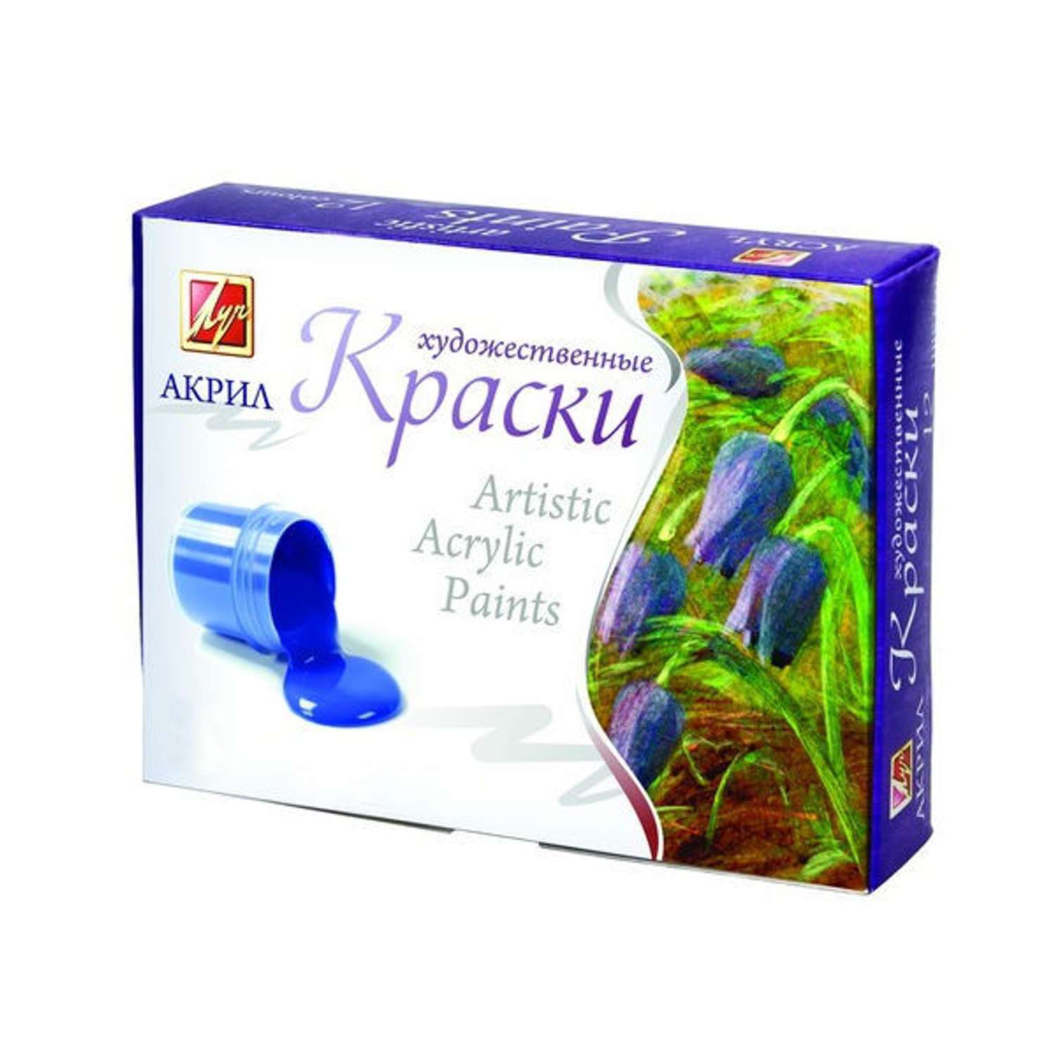 Краски акриловые Луч 12 цв. - фото 1