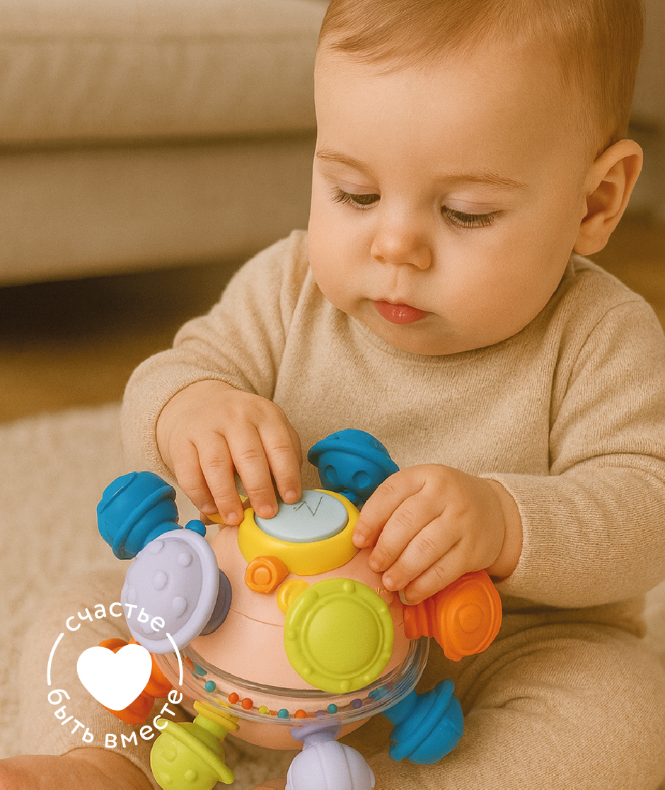 Игрушка BabyGo развивающий центр КрохоШар - фото 2