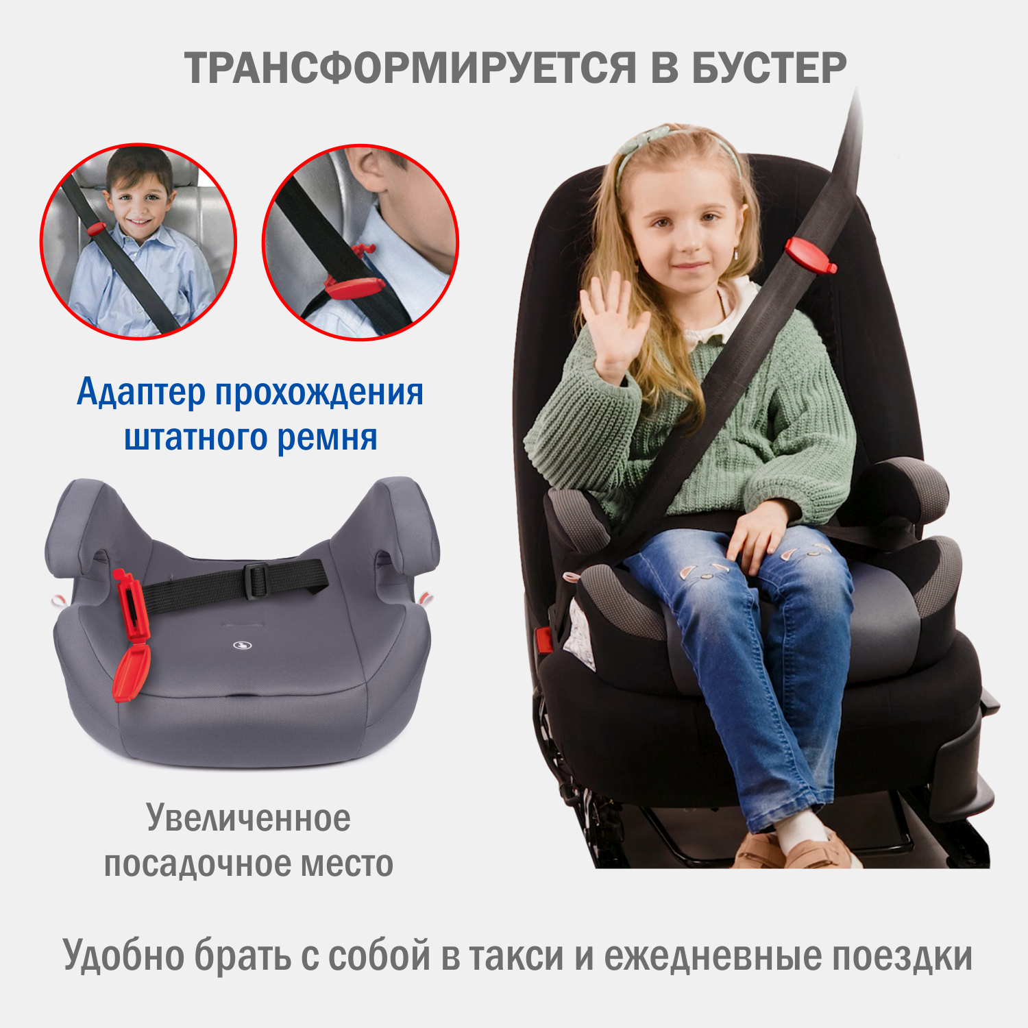 Автокресло SIGER Стар Isofix 1/2/3 (9-36 кг) - фото 5
