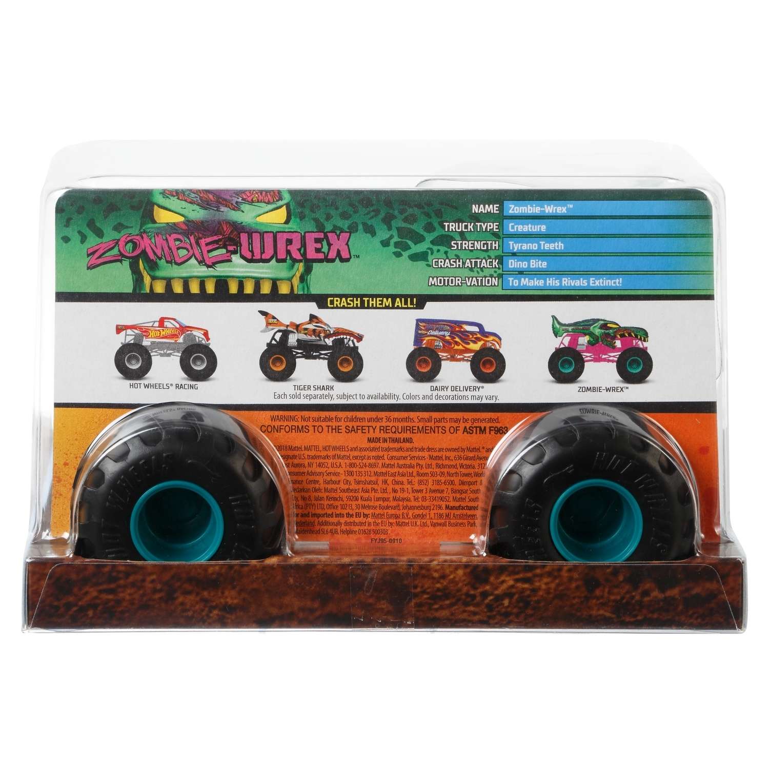 Автомобиль Hot Wheels Monster Trucks в ассортименте FYJ83 - фото 38