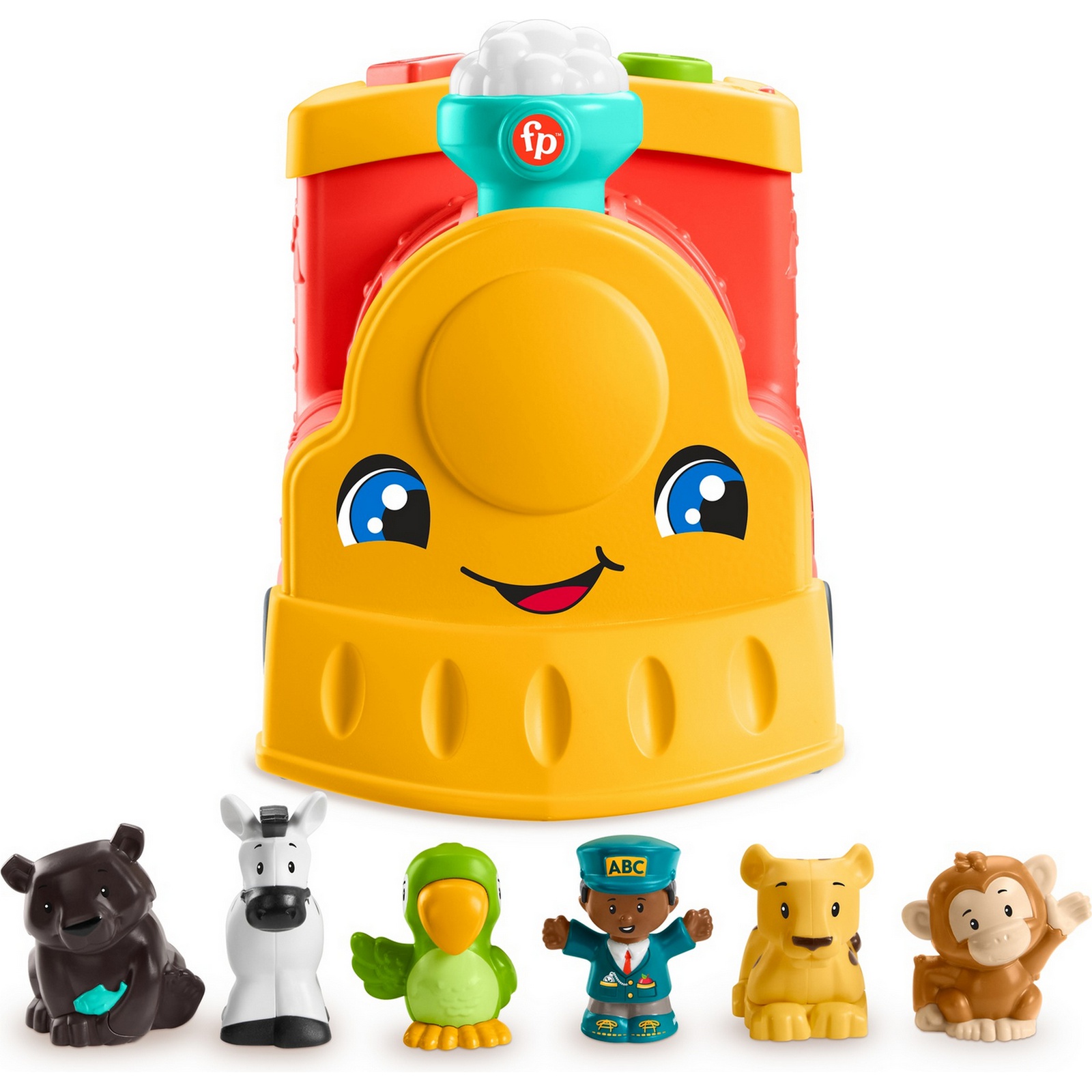 Экскаватор Fisher Price Little People АБВ-экспресс - фото 7