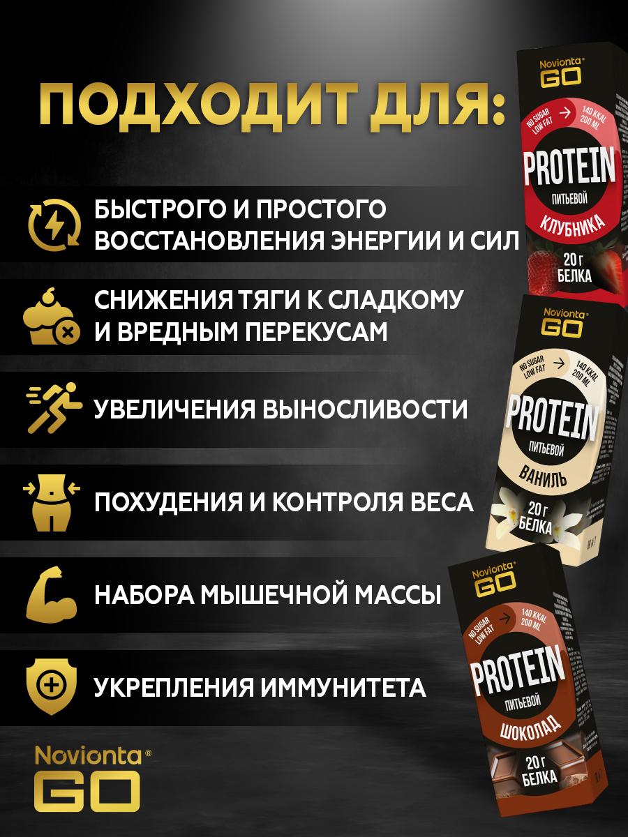 Готовый протеин сывороточный . набор 3 вкуса, 6 порций - фото 5