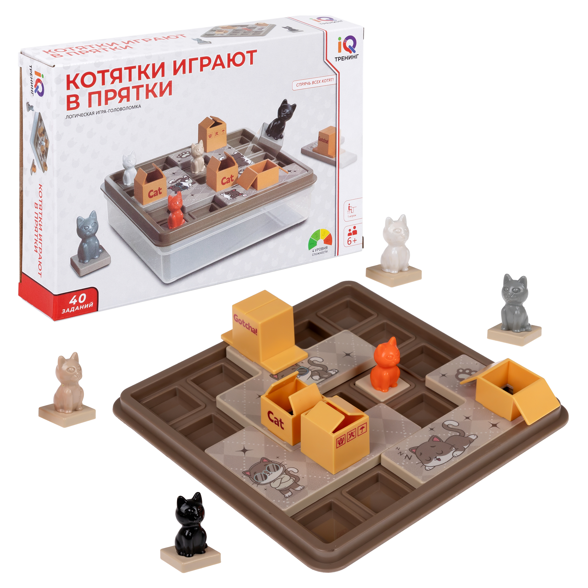 Настольная игра 1TOY Котятки играют в прятки - фото 11