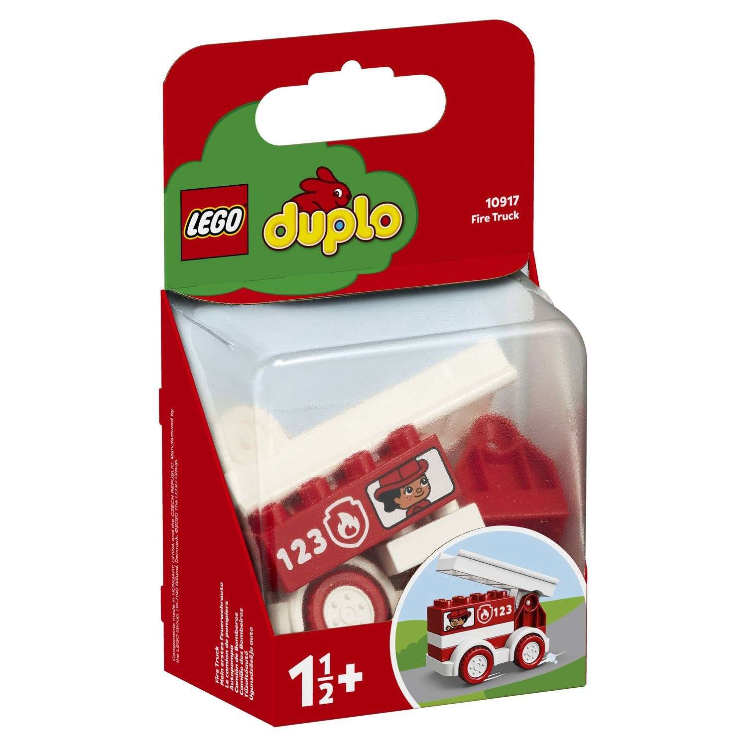 Конструктор LEGO DUPLO Пожарная машина блочный - фото 2
