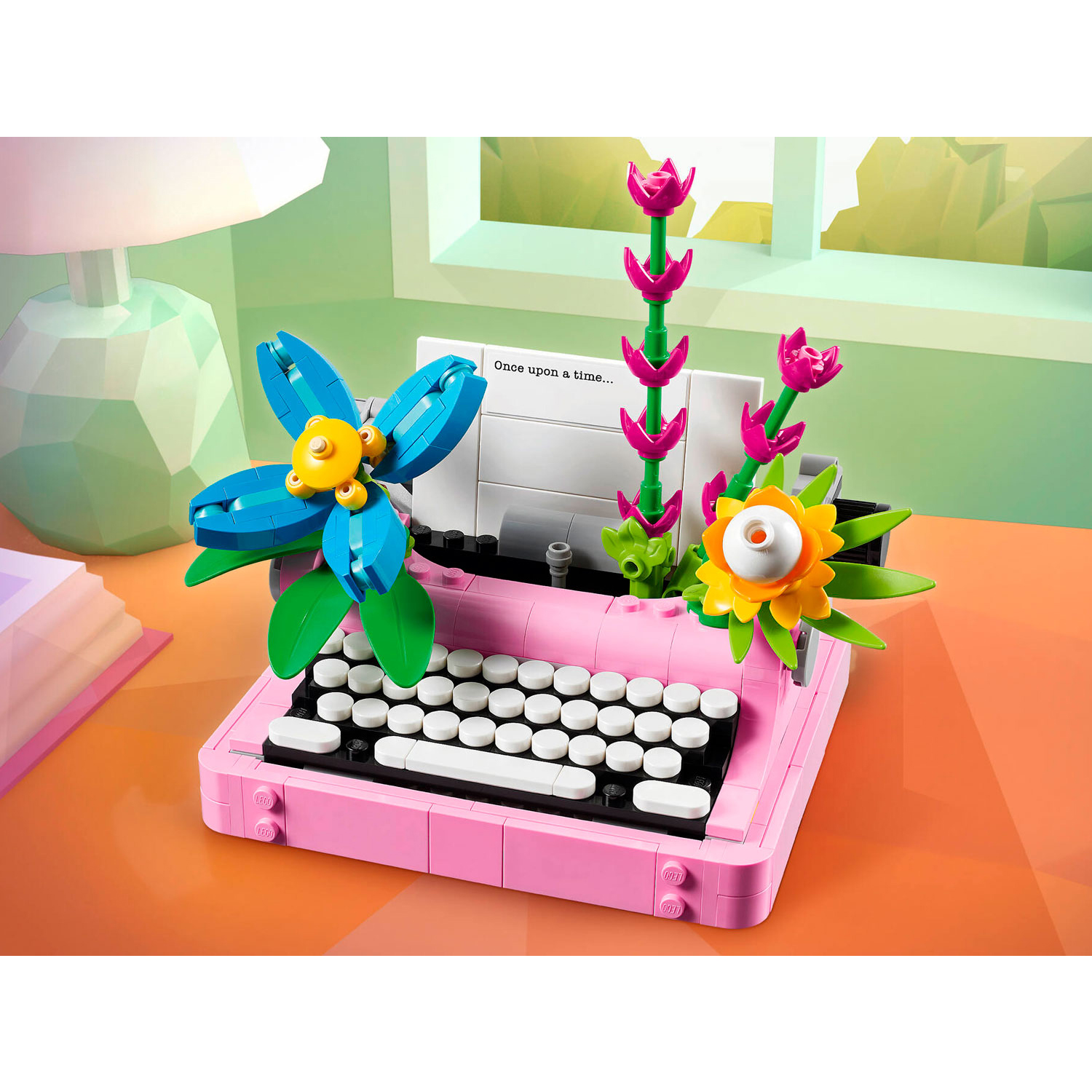 Конструктор LEGO Creator Печатная машинка с Цветами блочный - фото 10