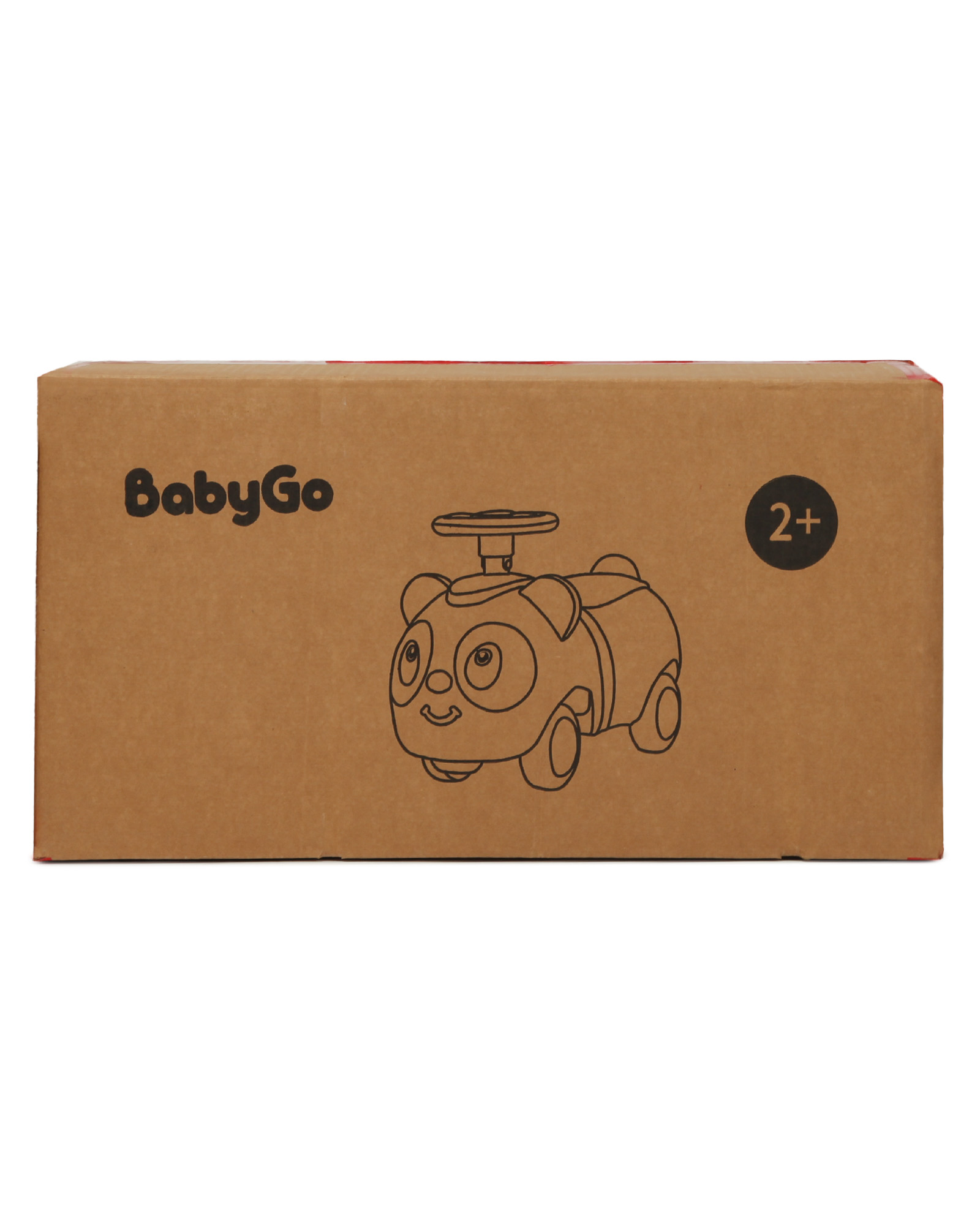 Каталка BabyGo Панда белый - фото 11