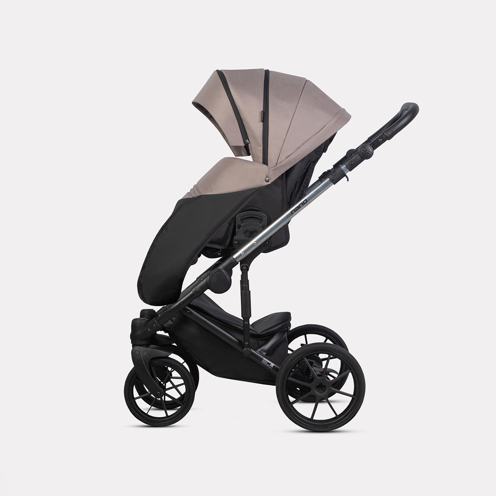 Коляска 2в1 Riko Nano Thermo бежевый - фото 6