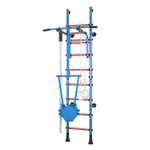 Детский спортивный комплекс Polini kids Sport Turbo пристенный Лазурный