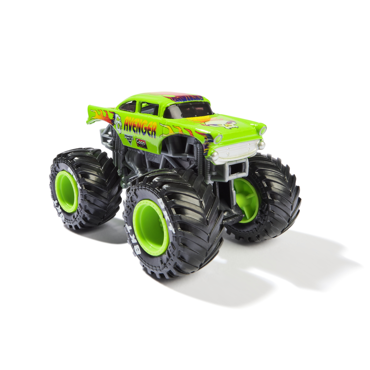 Монстр-трак Monster Jam Avenger Green 1:64 65981 - фото 1