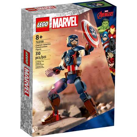 Конструктор LEGO Marvel Super Heroes Captain America Figure блочный