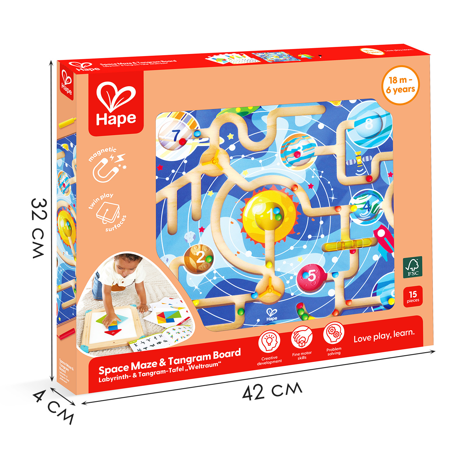 Игрушка Hape лабиринт - фото 8