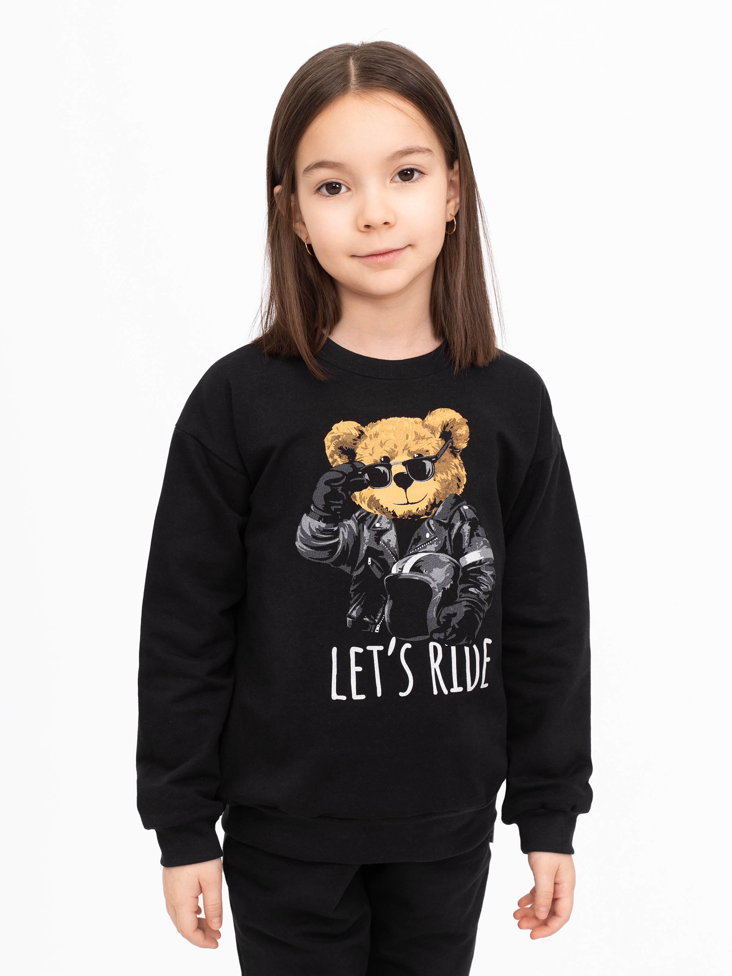 Костюм Утенок 7045г черный тедди байкер - фото 13