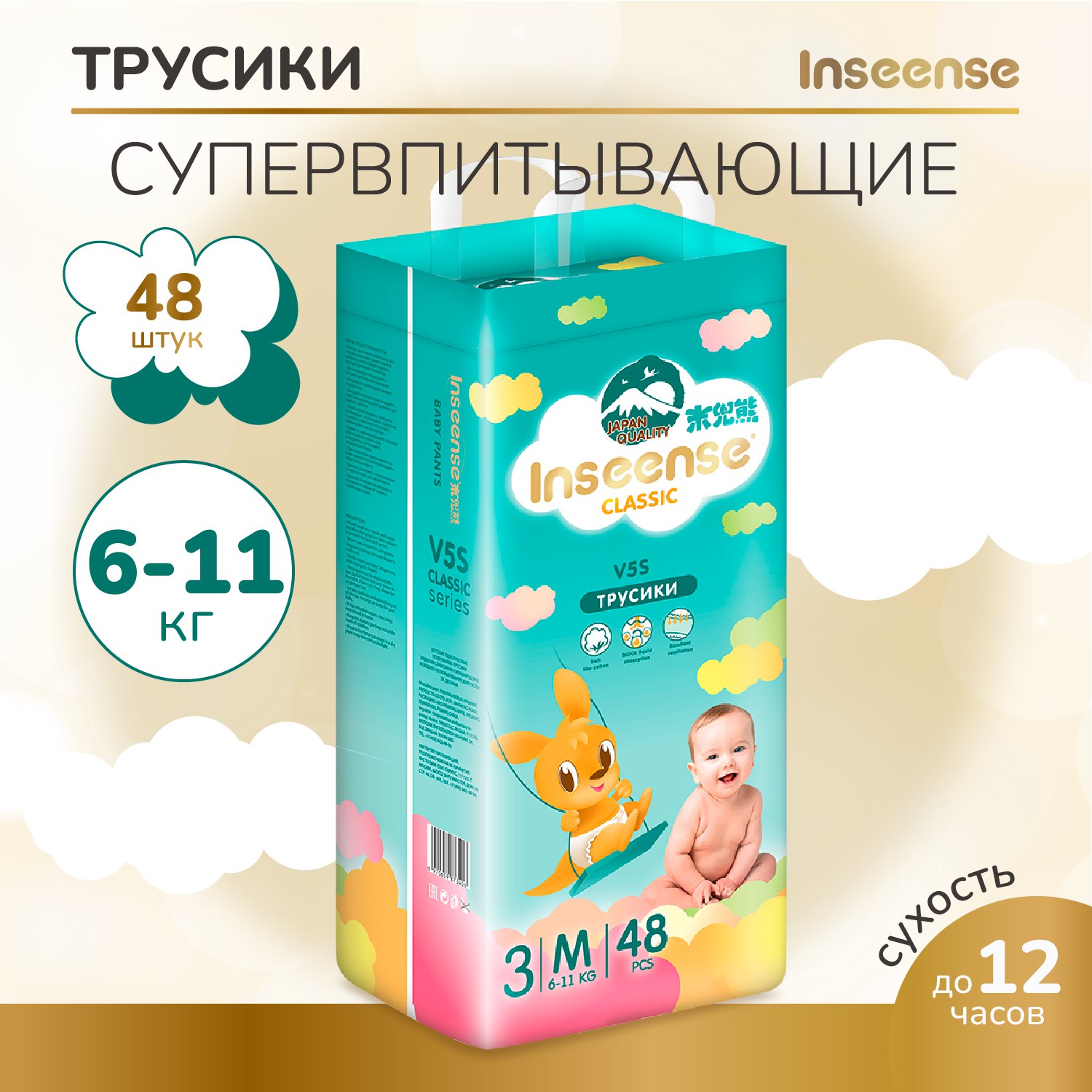 Трусики INSEENSE Classic M 48 шт. - фото 3