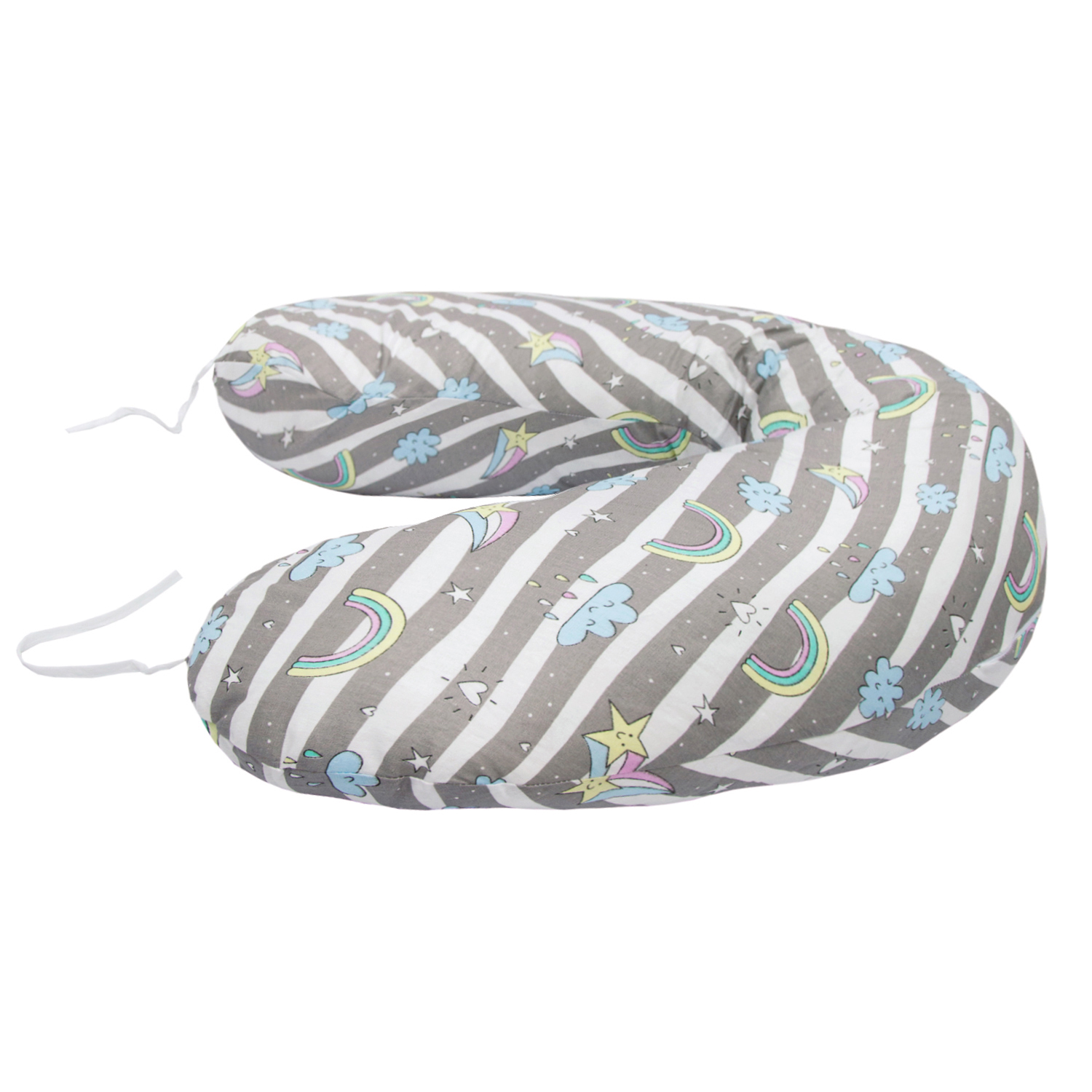 Наволочка Amarobaby Радуга на подушку для беременных - фото 3