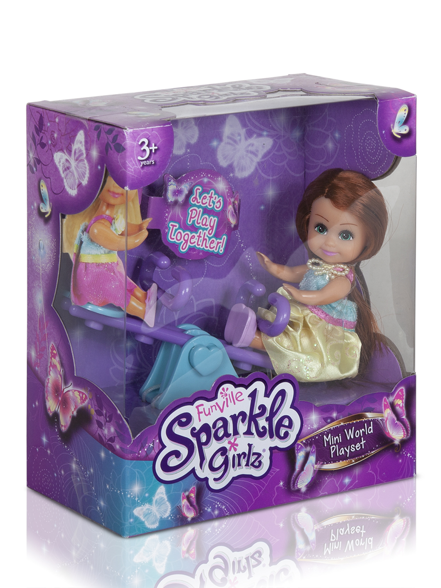 Кукла мини Zuru Sparkle Girlz SG29095//желтый - фото 3