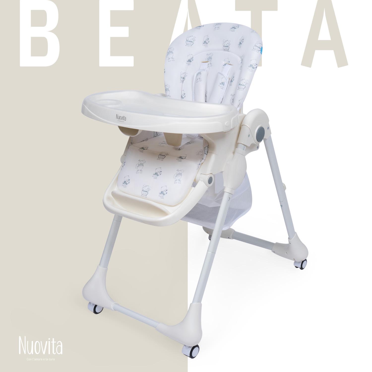 Стульчик для кормления Nuovita Beata Orsi Beige классический - фото 2