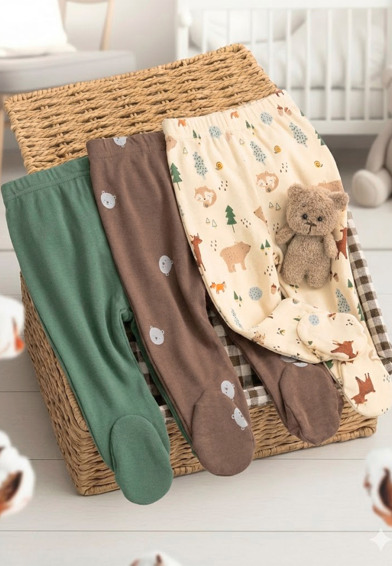 Ползунки 3 шт YOULALA 0553206001 - фото 1