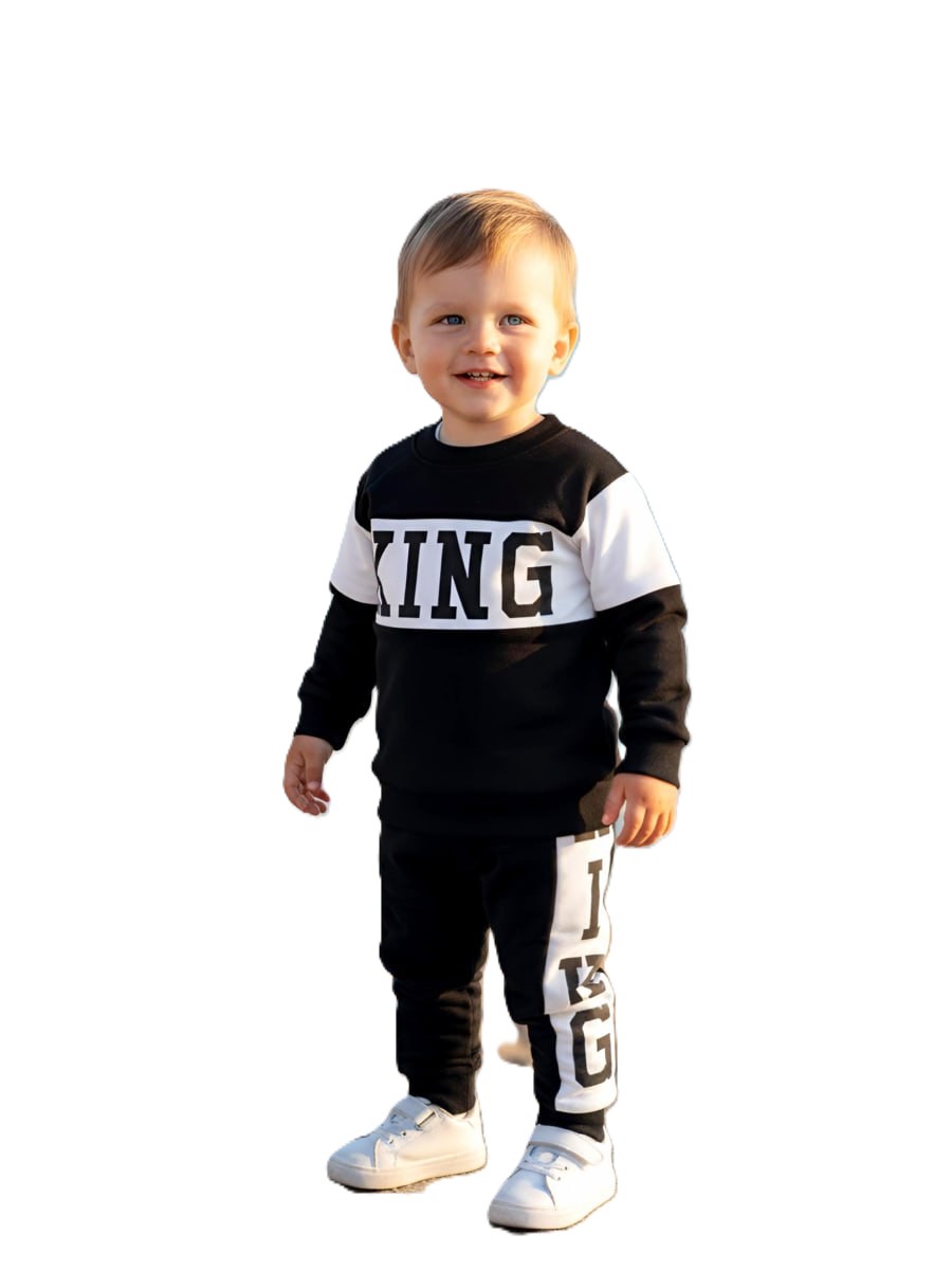 Изображение товара Комплект спортивный для мальчика VEDDI 92 мягкий костюм с толстовкой и штанами