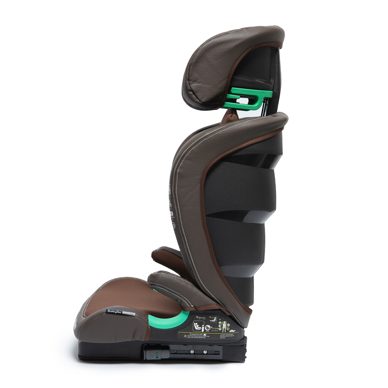 Автокресло BabyGo Explorer New Isofix 2/3 (15-36 кг) коричневый - фото 18