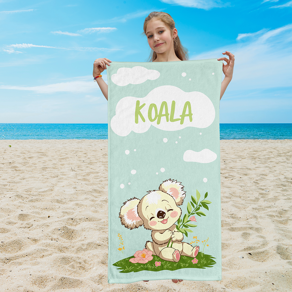 Полотенце BRAVO Коала 120 x 60 см 1 шт. - фото 1