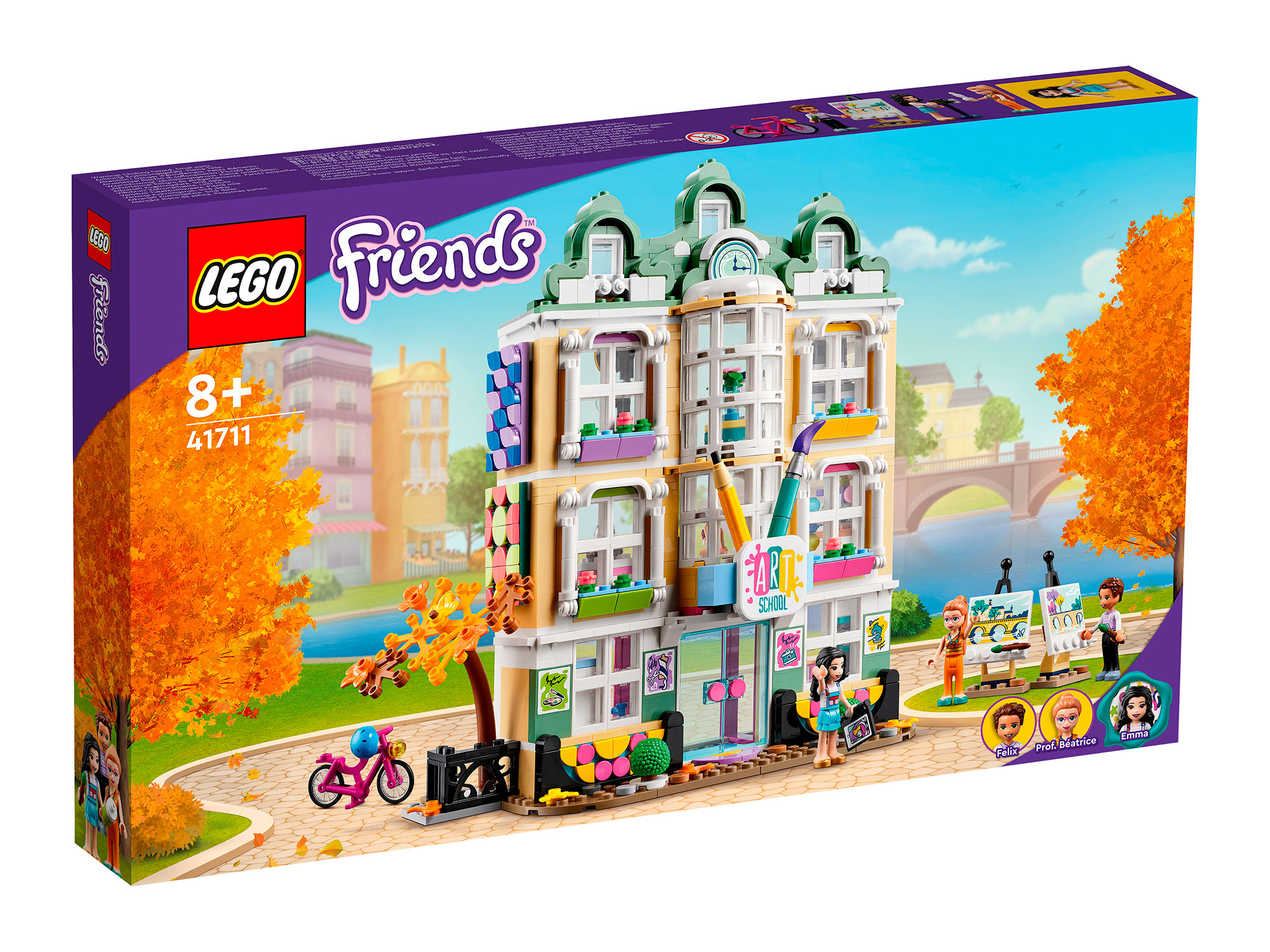 Конструктор LEGO Friends Художественная школа Эммы блочный - фото 1