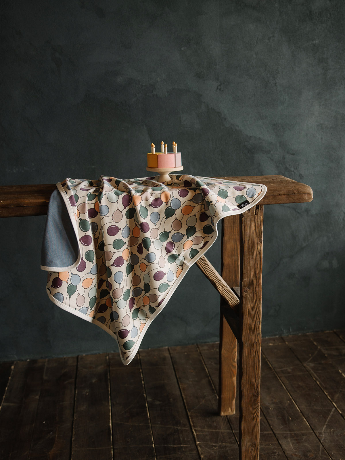 Плед Mjolk Шарики 80 x 120 см хлопок - фото 4