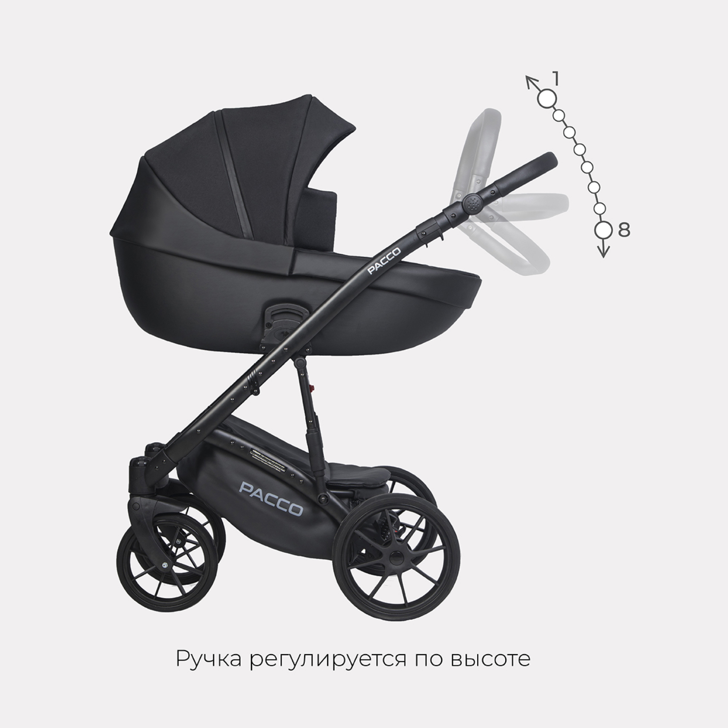 Коляска 2в1 Riko Basic Pacco - фото 3