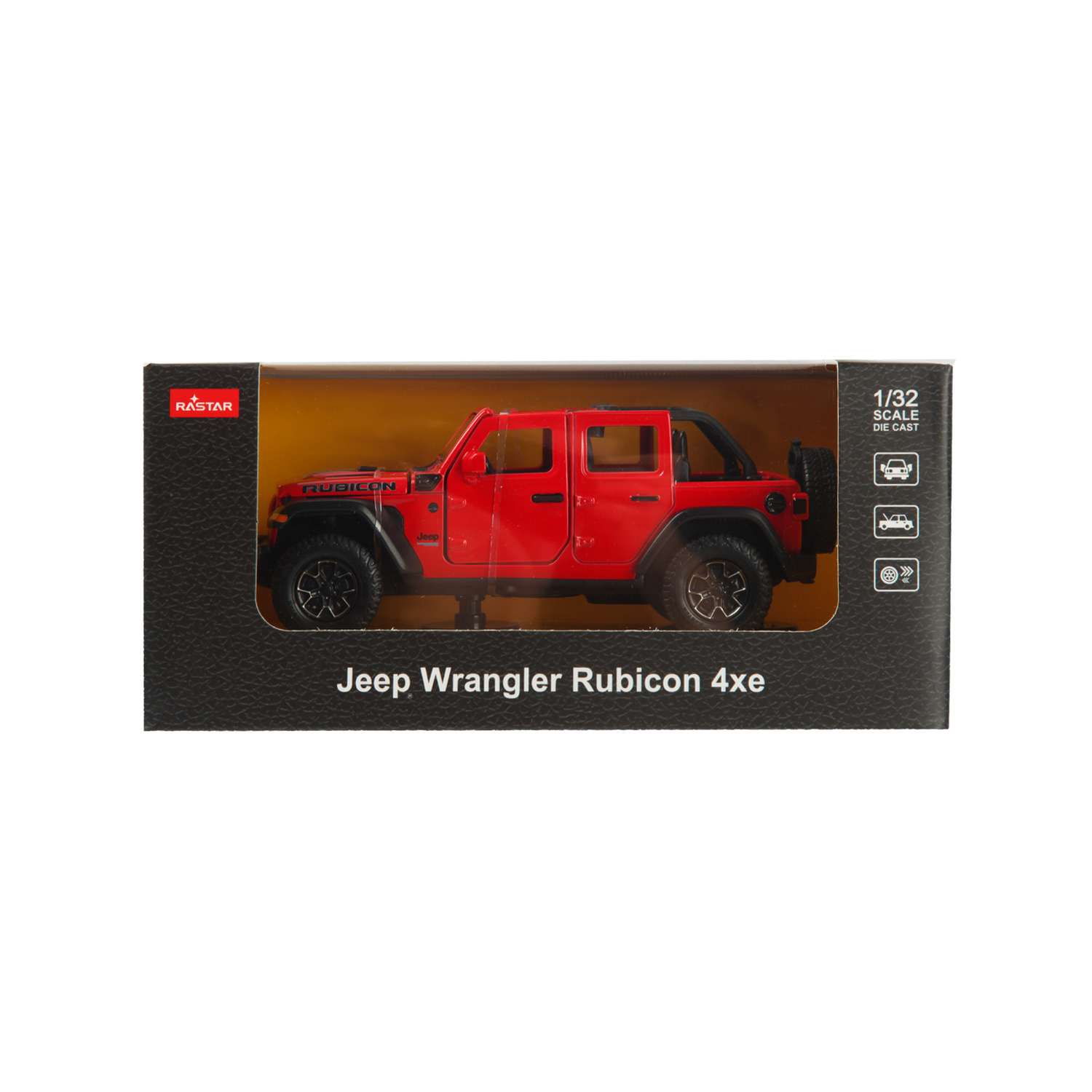 Внедорожник Rastar Jeep Wrangler Rubicon 4xe 1:32 64621 - фото 7