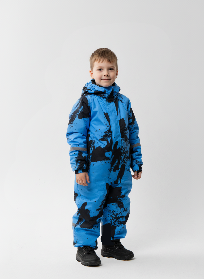 Комбинезон Saimaa GLO-12 голубой с черным - фото 1