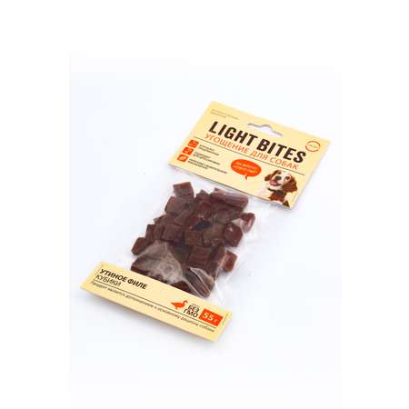 Лакомства для собак Light Bites 55г Утиное филе C006 LIGHT BITES