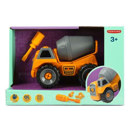 Конструктор Mobicaro Бетономешалка сборная игровая модель
