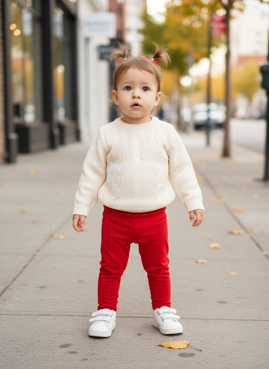 Брюки Утенок 463 красный - фото 4