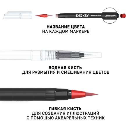 Маркеры DENKSY 48 цв.