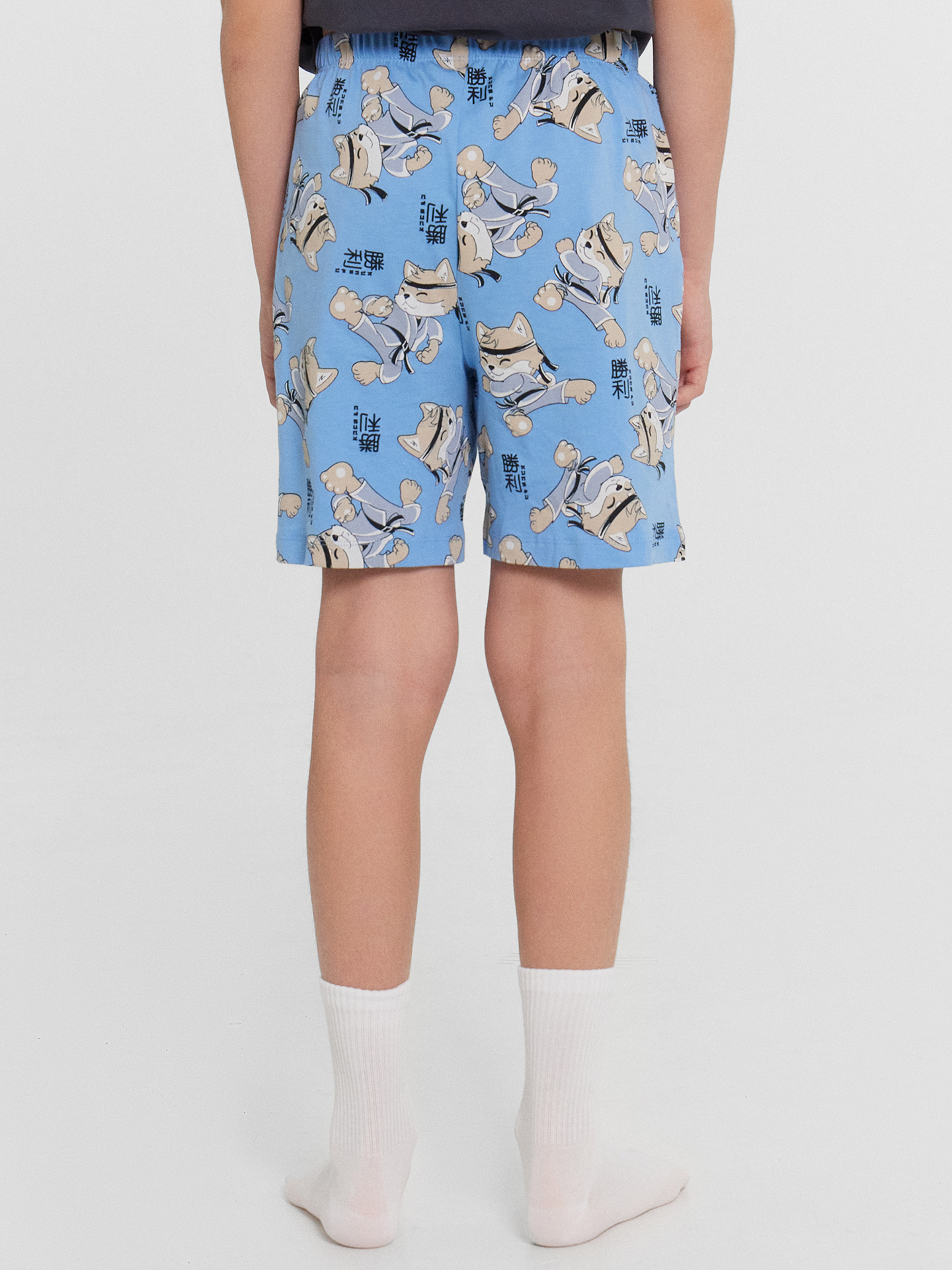 Пижама Mark Formelle (Марк Формэль) 563322-1/графит +ниндзя на голубом - фото 8