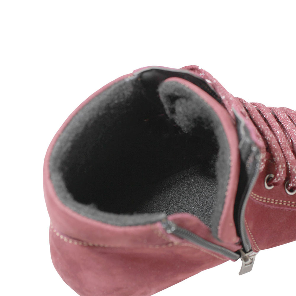 Кеды BEST.A 264/22-OV BESTA Кеды для девочки,бордовый нубук - фото 4