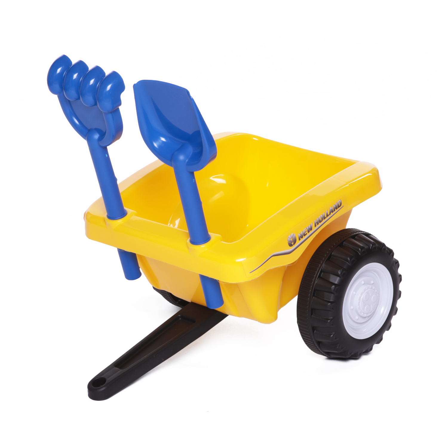 Каталка BabyCare Holland Tractor желтый - фото 12