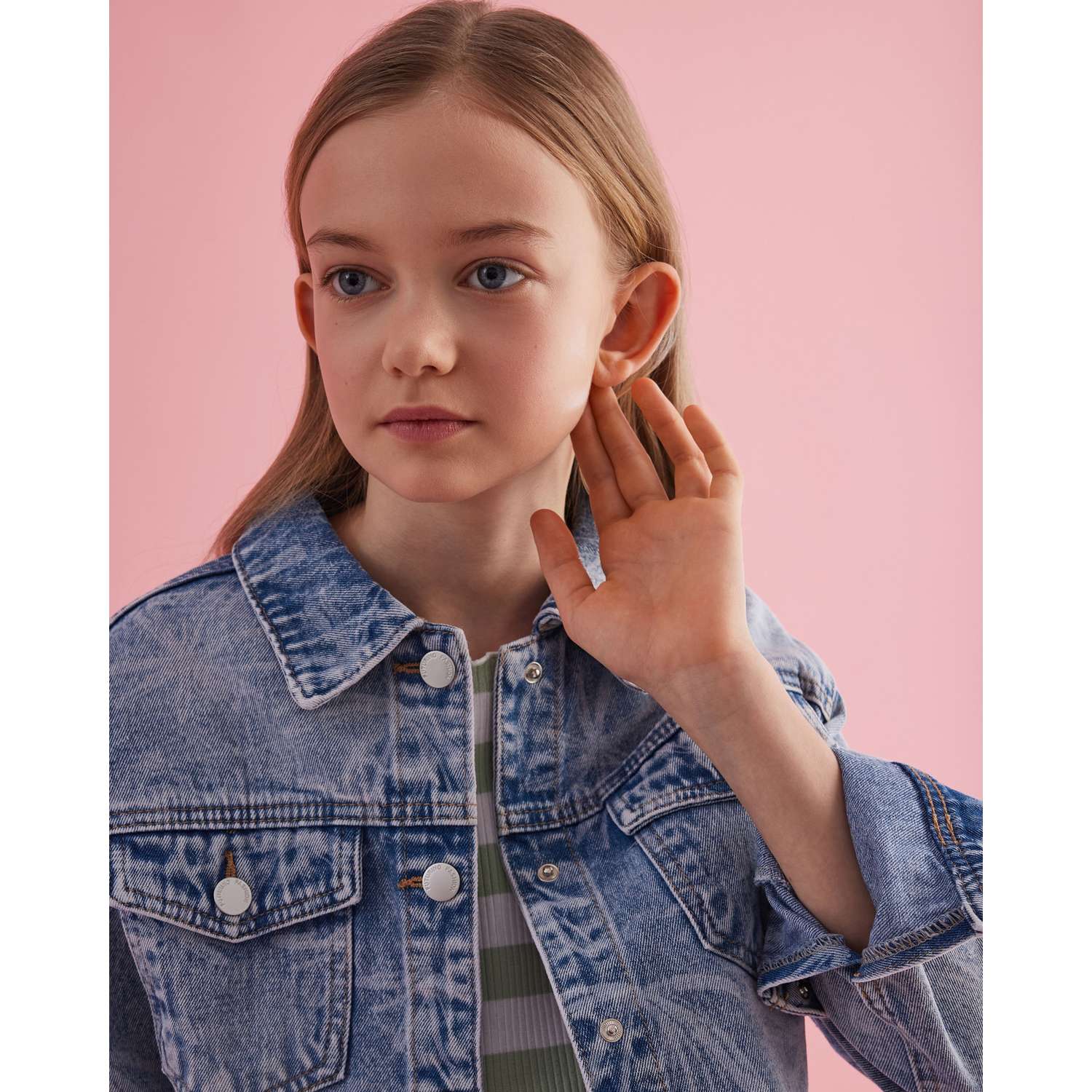 Джинсовая куртка Futurino Fashion S25FF-2GD35tg-55 - фото 10