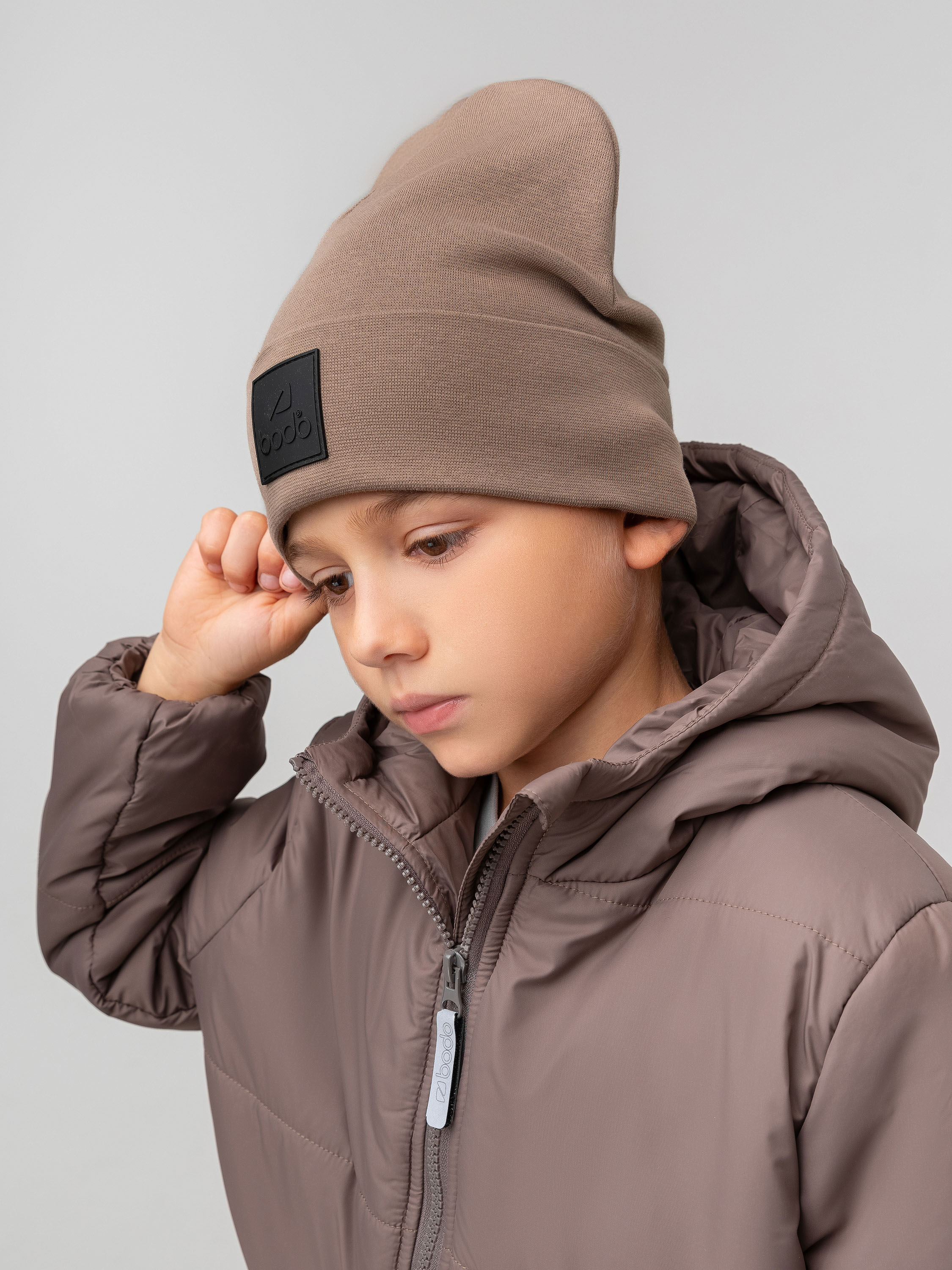 Шапка Bodo 10-420MU_какао - фото 3