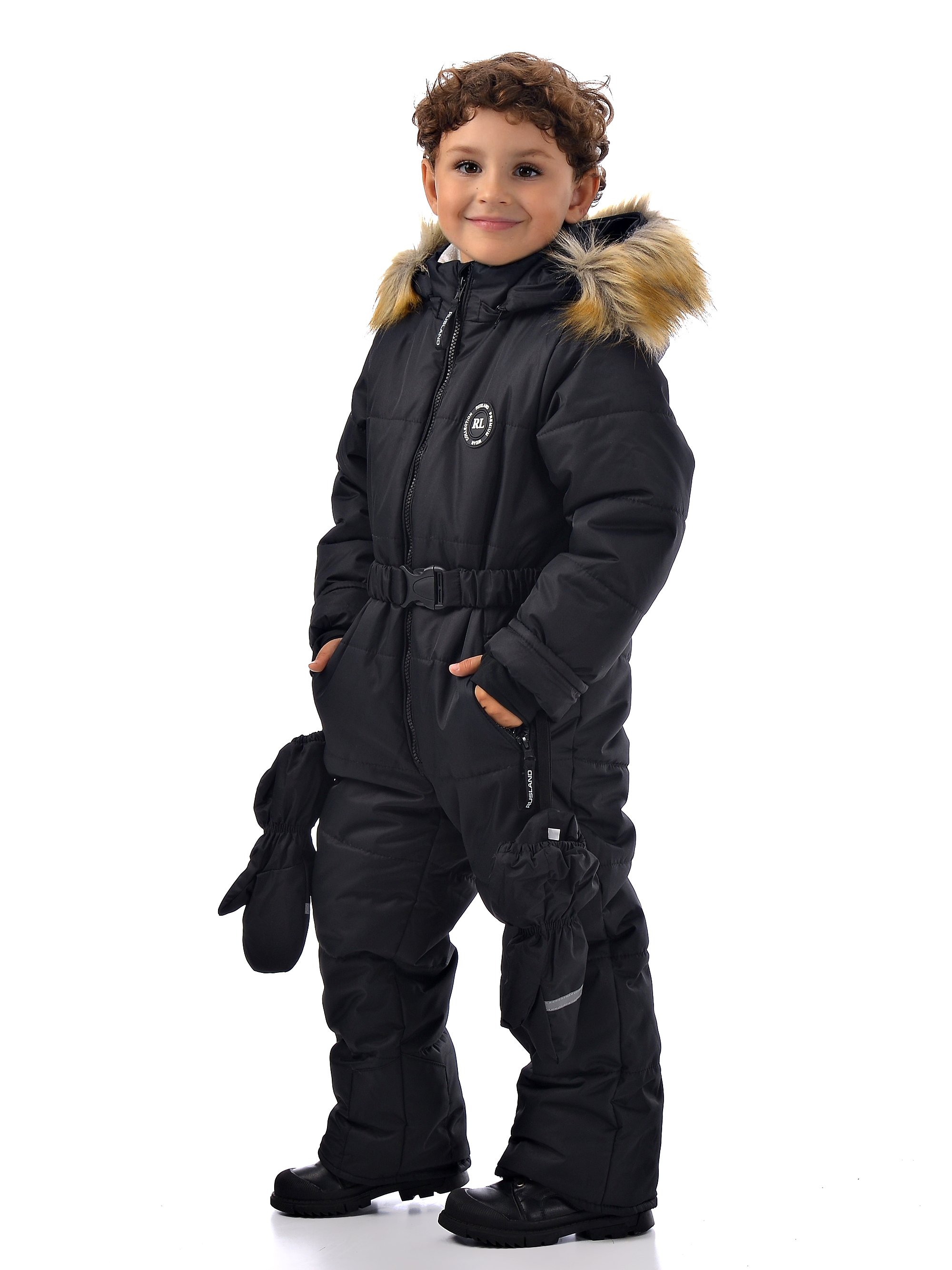 Комбинезон Rusland мз-комбинезон-31-22-глория-черный - фото 12