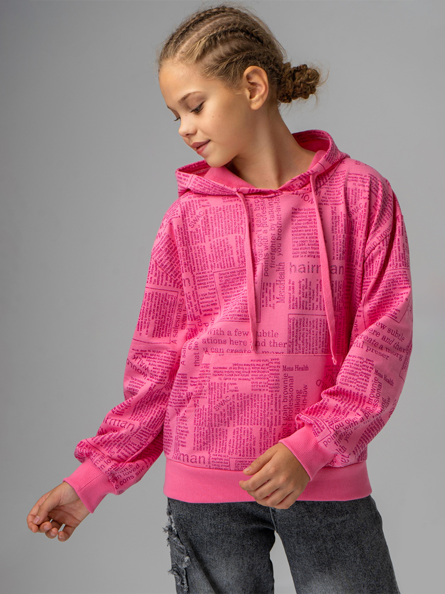 Худи BONITO KIDS SS6073розовый - фото 9