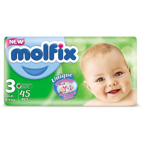Подгузники Molfix 3 45 шт.