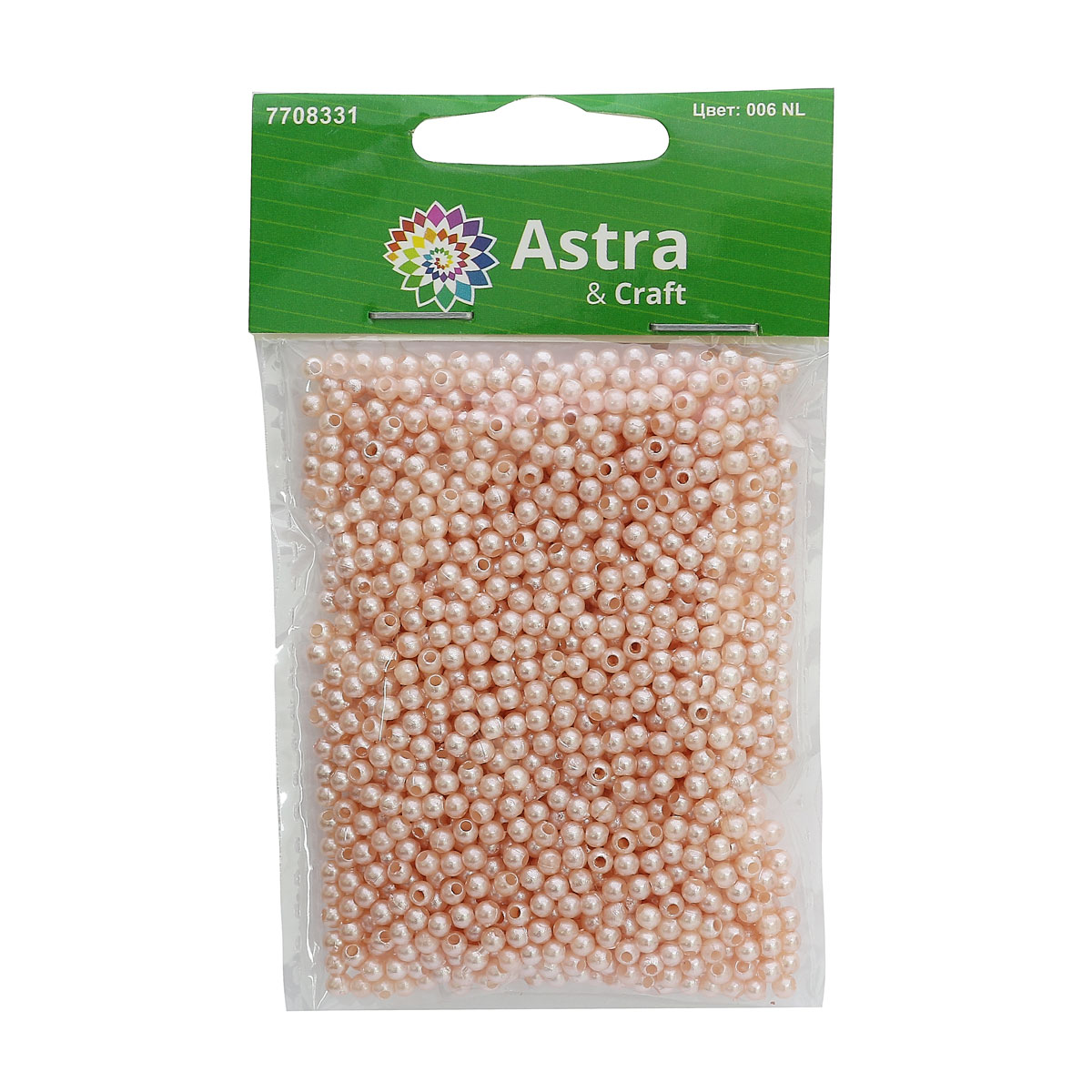 Набор для творчества Astra Craft Бусины 3 мм 20 г круглые - фото 6