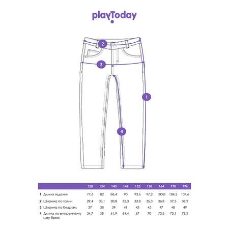 Джинсы PlayToday
