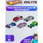 Автомобиль Hot Wheels Exposed Engines 5шт 1:64