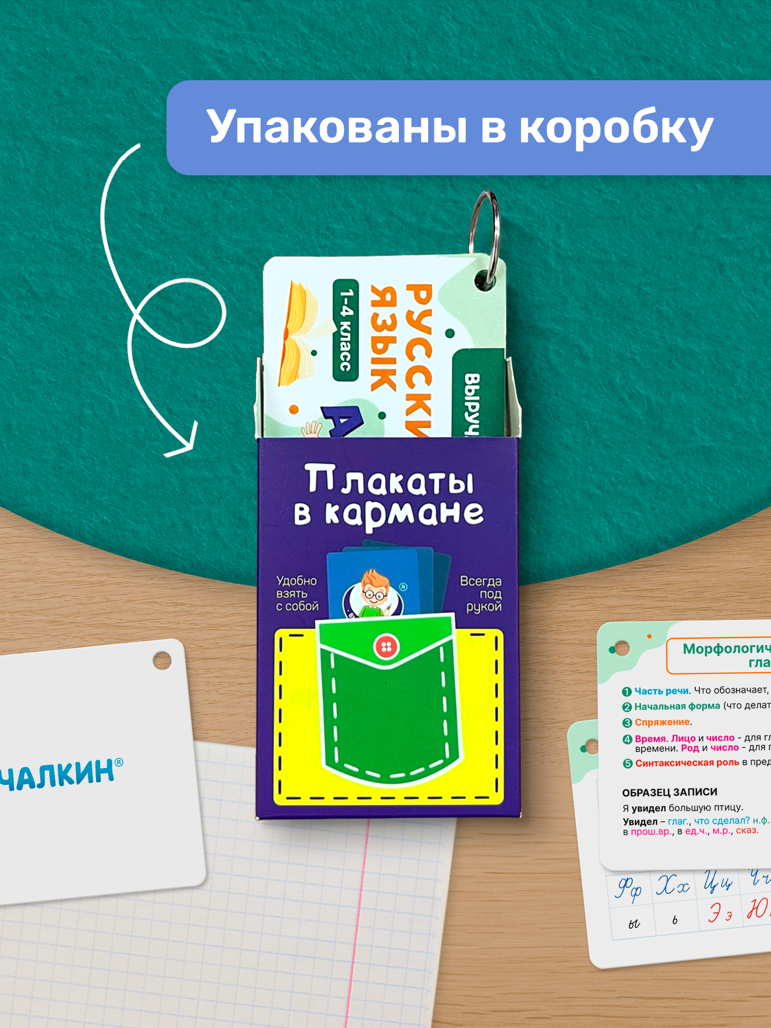 Карточки Выручалкин Русский язык 1-4 класс - фото 4