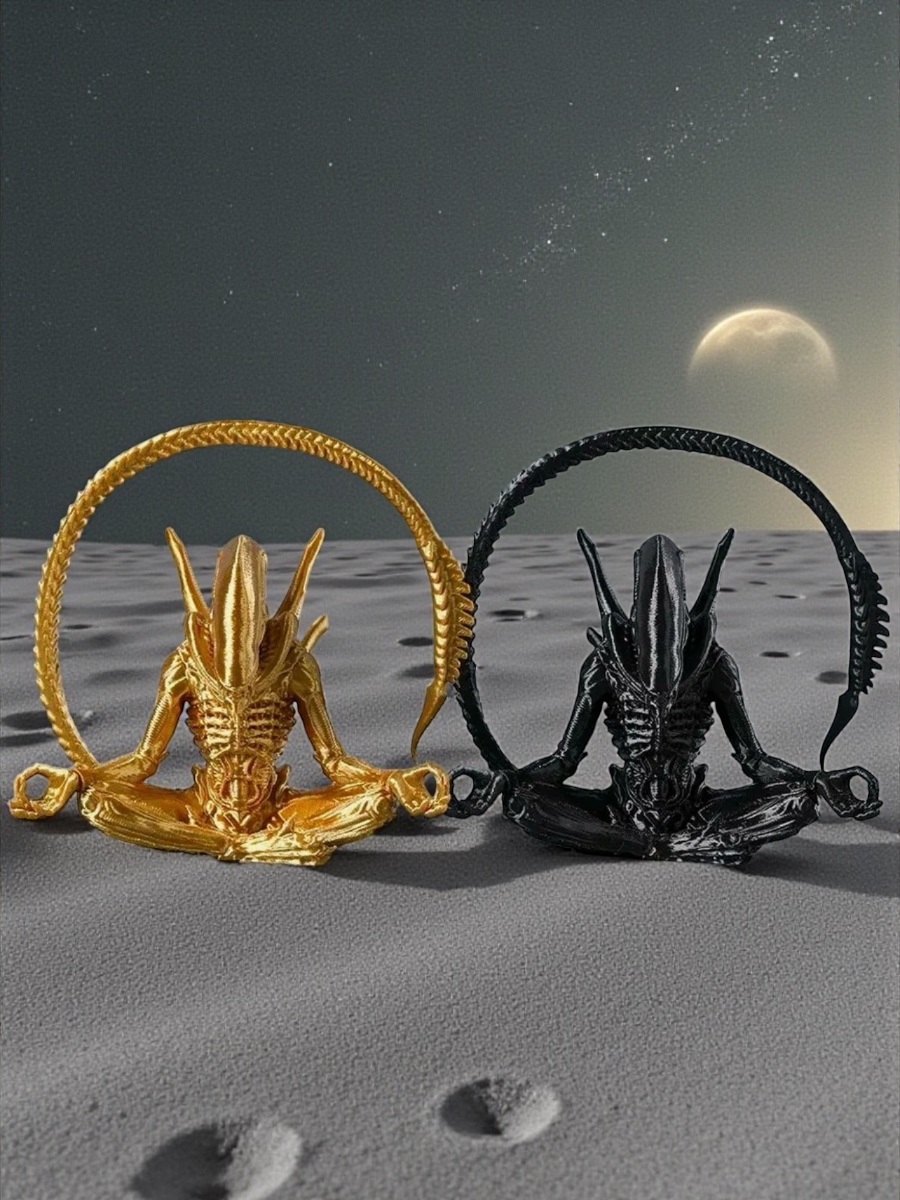 Фигурка Мадагаскария Чужой Ксеноморф чёрный - фото 6