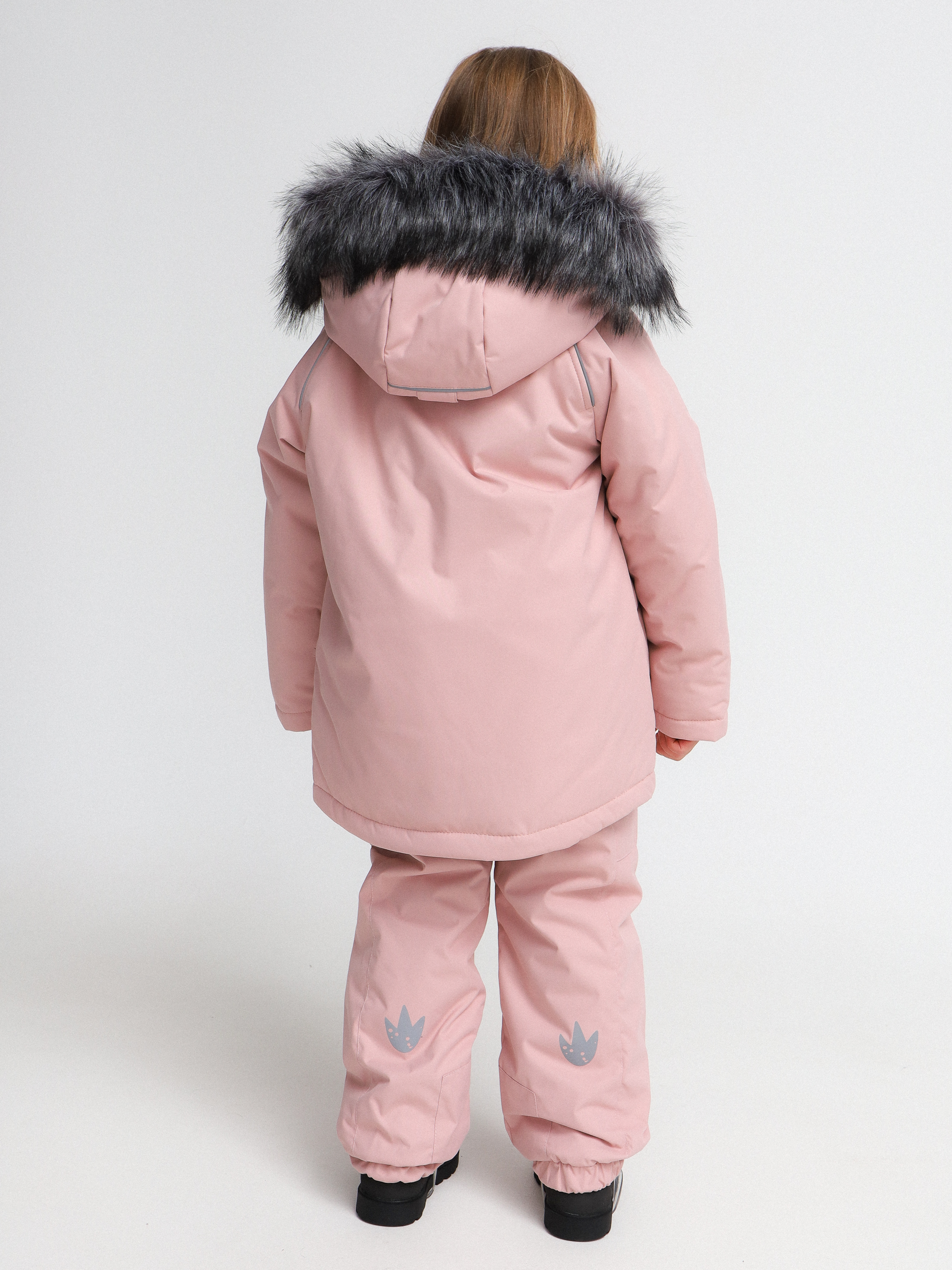 Куртка MINIDINO G-VO-Krt-142/0Куртка зимняя Супер 2.0 пыльно-розовая детская - фото 7