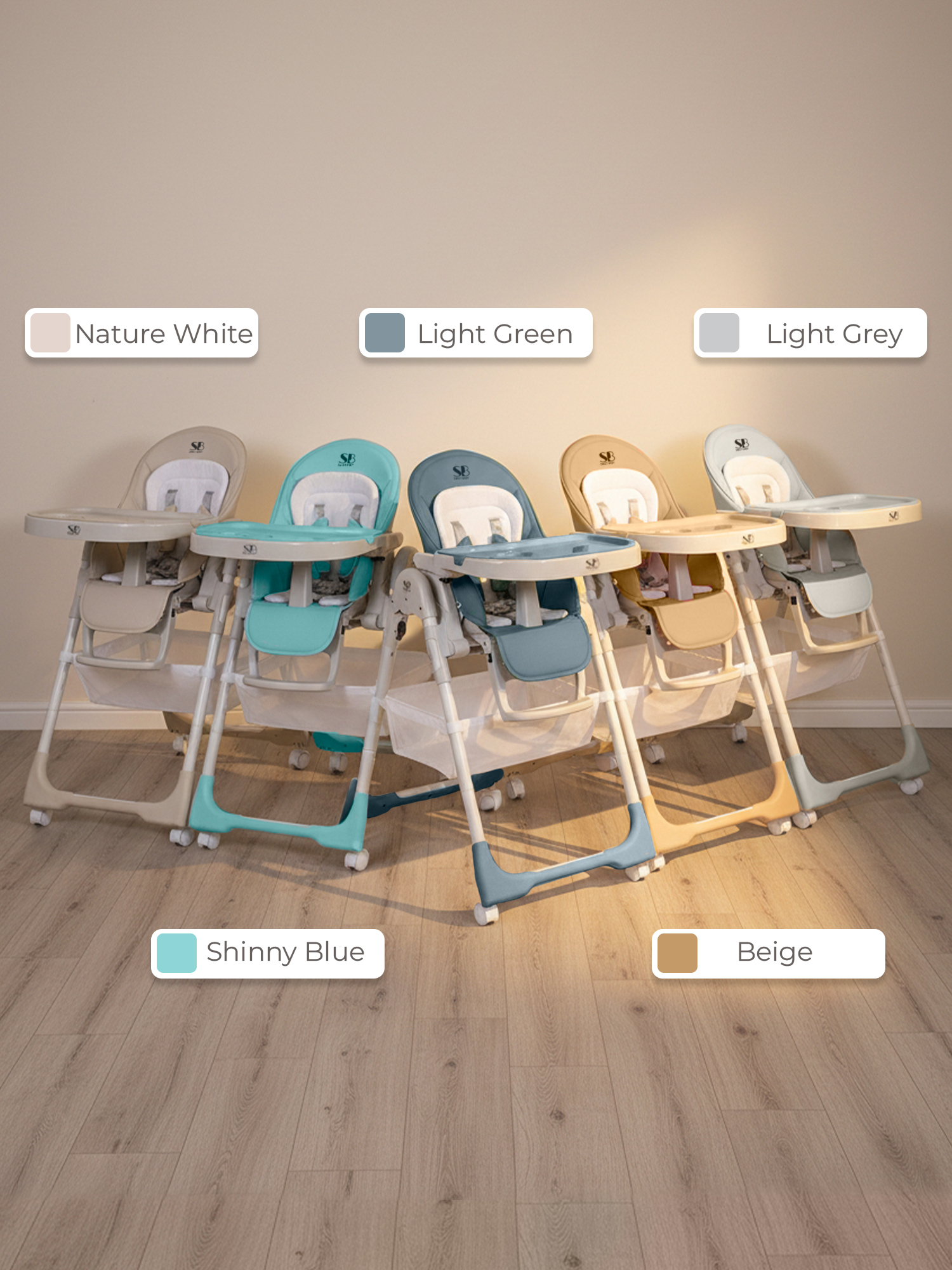 Стульчик для кормления Sweet Baby City Light Green зеленый - фото 10