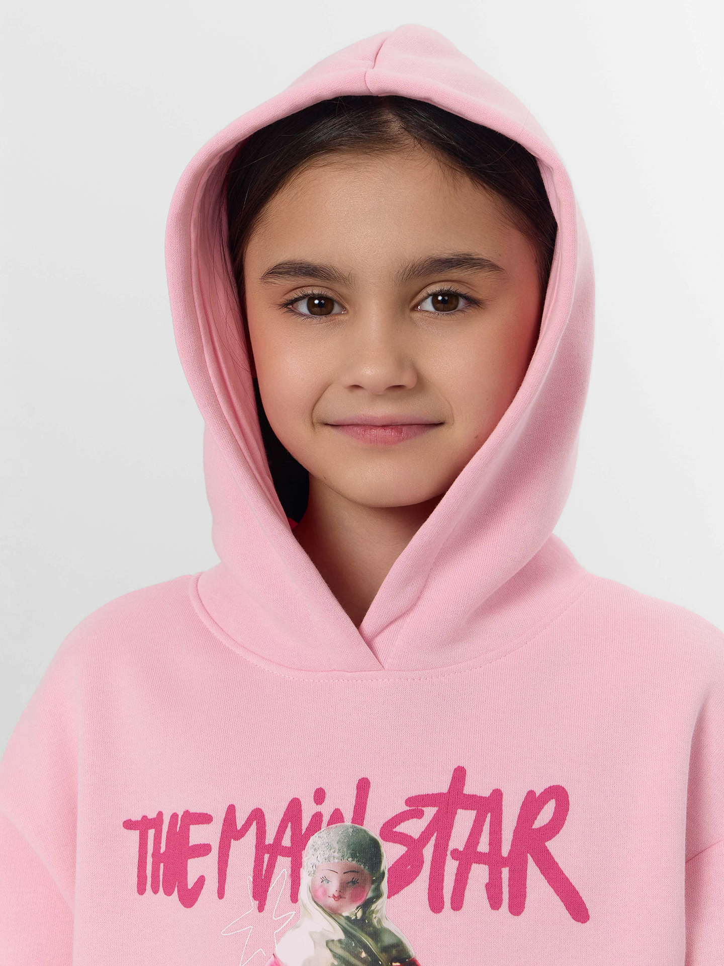 Худи Mark Formelle (Марк Формэль) 127921/нежно -розовый +печать - фото 5